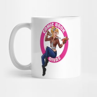 COMIC BOOK DIVAS LOGO SHIRT Mug